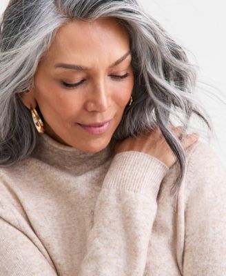 Women's Luxsoft Mock-Neck Sweater, Macy's Exclusive