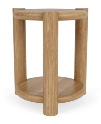 Taos 21" Solid Oak Chairside Table