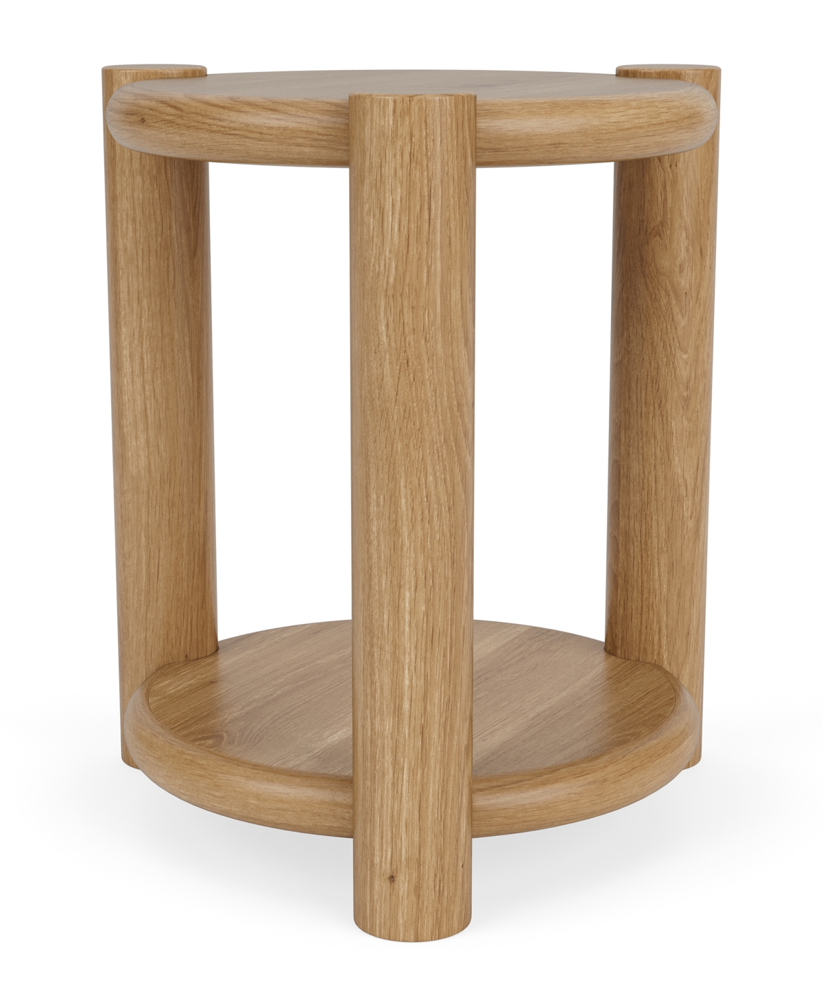 Macy's Tao 21" Taos Solid Oak Chairside Table