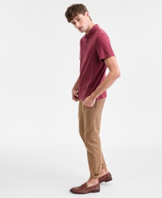 Men's Sun Faded Short Sleeve Polo Shirt