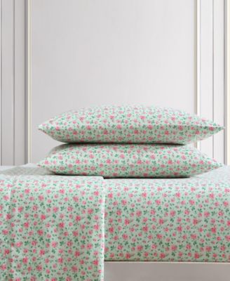 Silky Microfiber Printed 4-Pc. Sheet Set, King