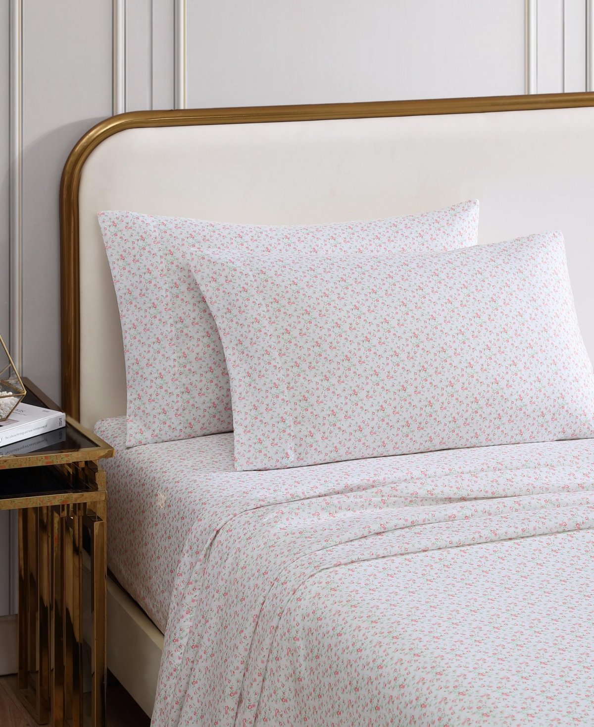 Betsey Johnson Silky Microfiber Printed 4-pc. Sheet Set, Full