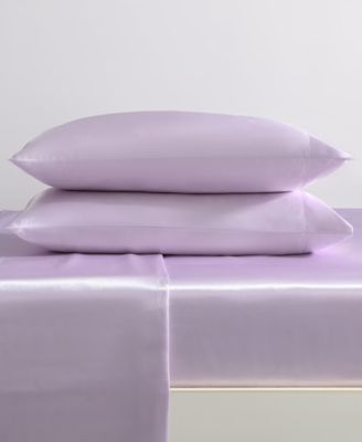 CLOSEOUT! Satin 3-Pc. Sheet Set, Twin