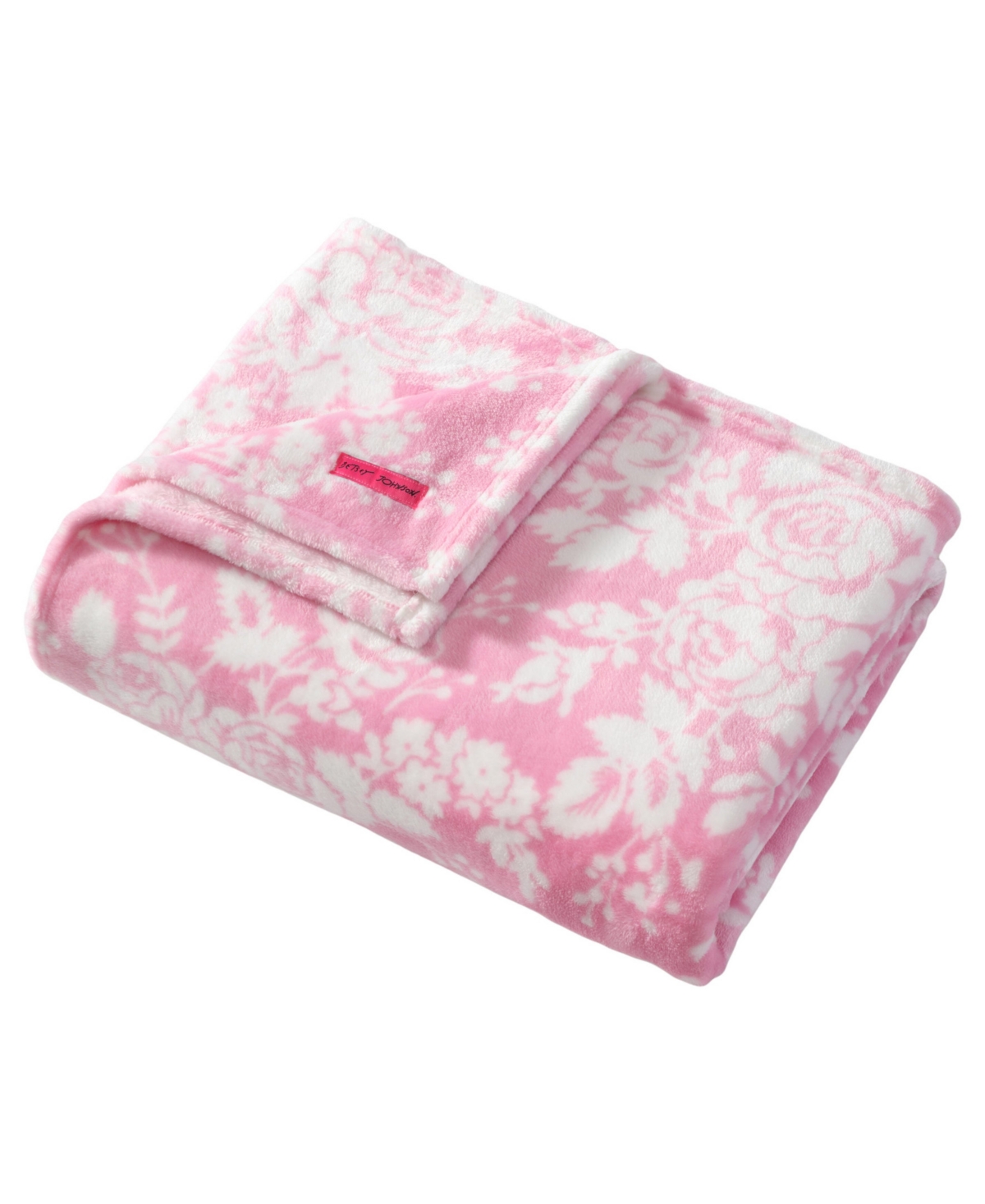 Betsey Johnson Ultra Soft Plush Fleece Throw, 50" X 70" In Pink