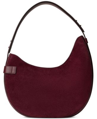 Suede Large Tasha Shoulder Bag