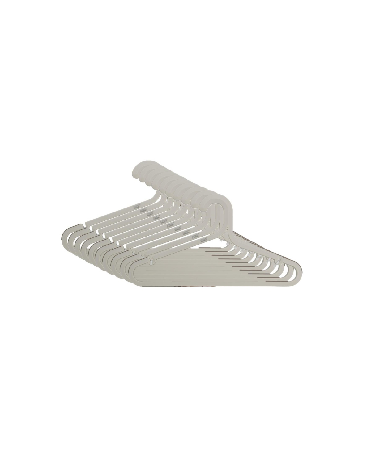 Orderly Anti-tangle Clothes Hangers, 20 Pack - Beige