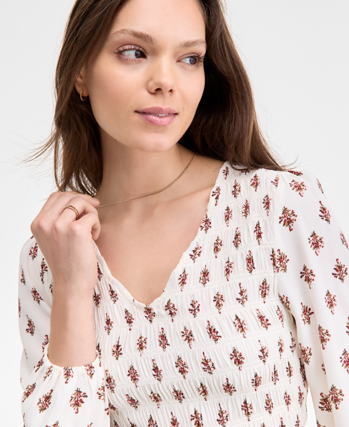 Levi's Women's Esme Long-sleeve Slim Fit Blouse In White