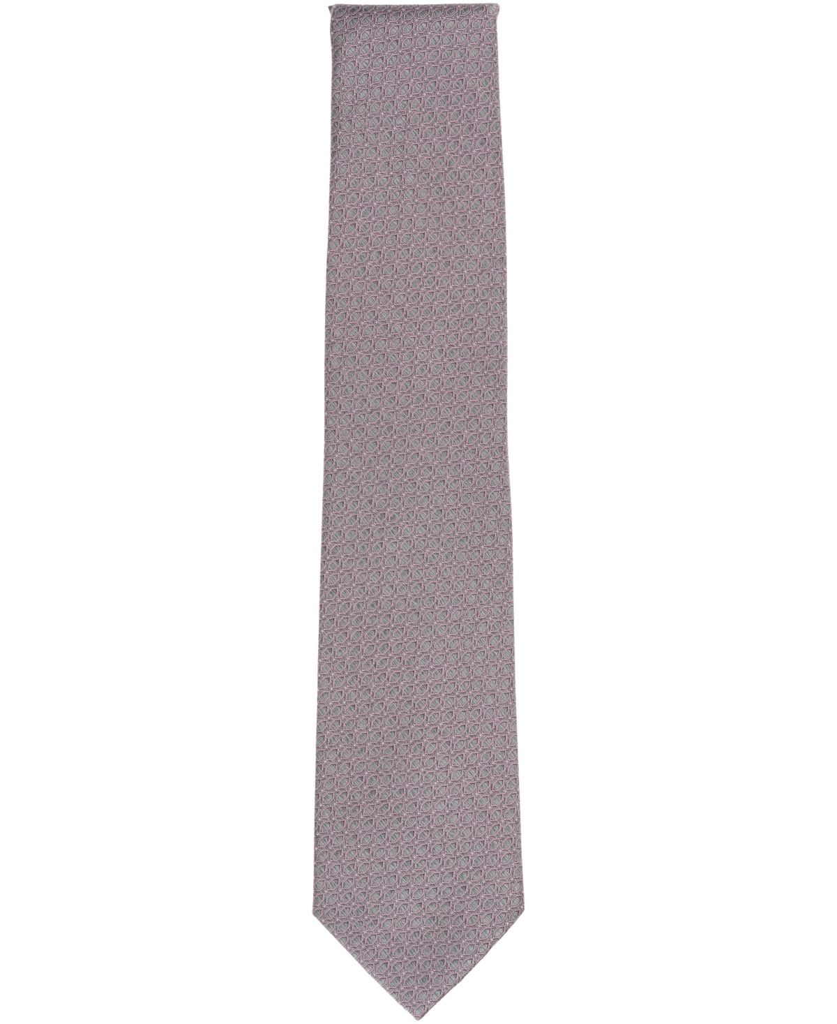 Michael Kors Men's Shone Geo-pattern Tie In Brown
