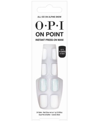 OPI - On Point Instant Press-On Mani - All Ice On Alpine Snow