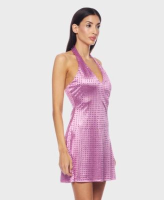 Juniors' Open-Back Sleeveless Bodycon Dress