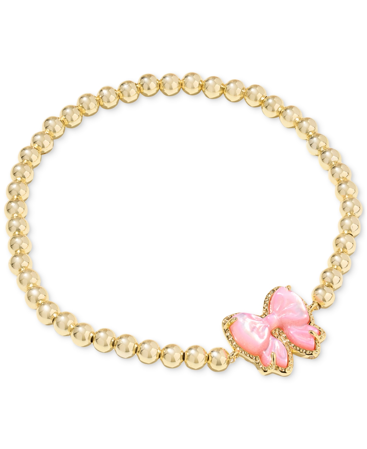 Kendra Scott Haley Bow Stretch Bracelet In White