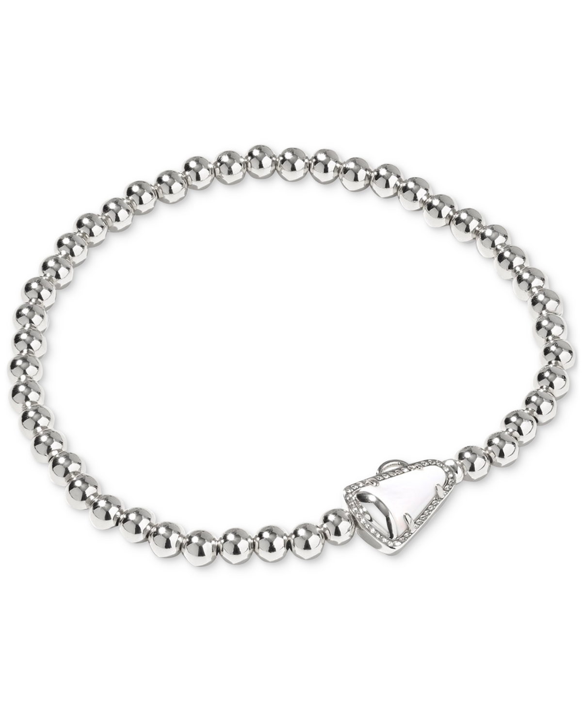 Kendra Scott Cheer Stretch Bracelet In White