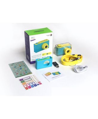 Camera 2 (Blue) Kids Action Camera with IPX8 Waterproof & Shockproof Case, 1080p Video 8MP Photo, Tripod Mount, Action Camera for Swimming, Gift for Boy Girl Ages 3-12