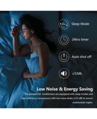 Offer Express 14,000 BTU 3-in-1 Portable Air Conditioner with Cooling, Dehumidifying, Fan Modes, Quiet Operation, and 24-Hour Timer