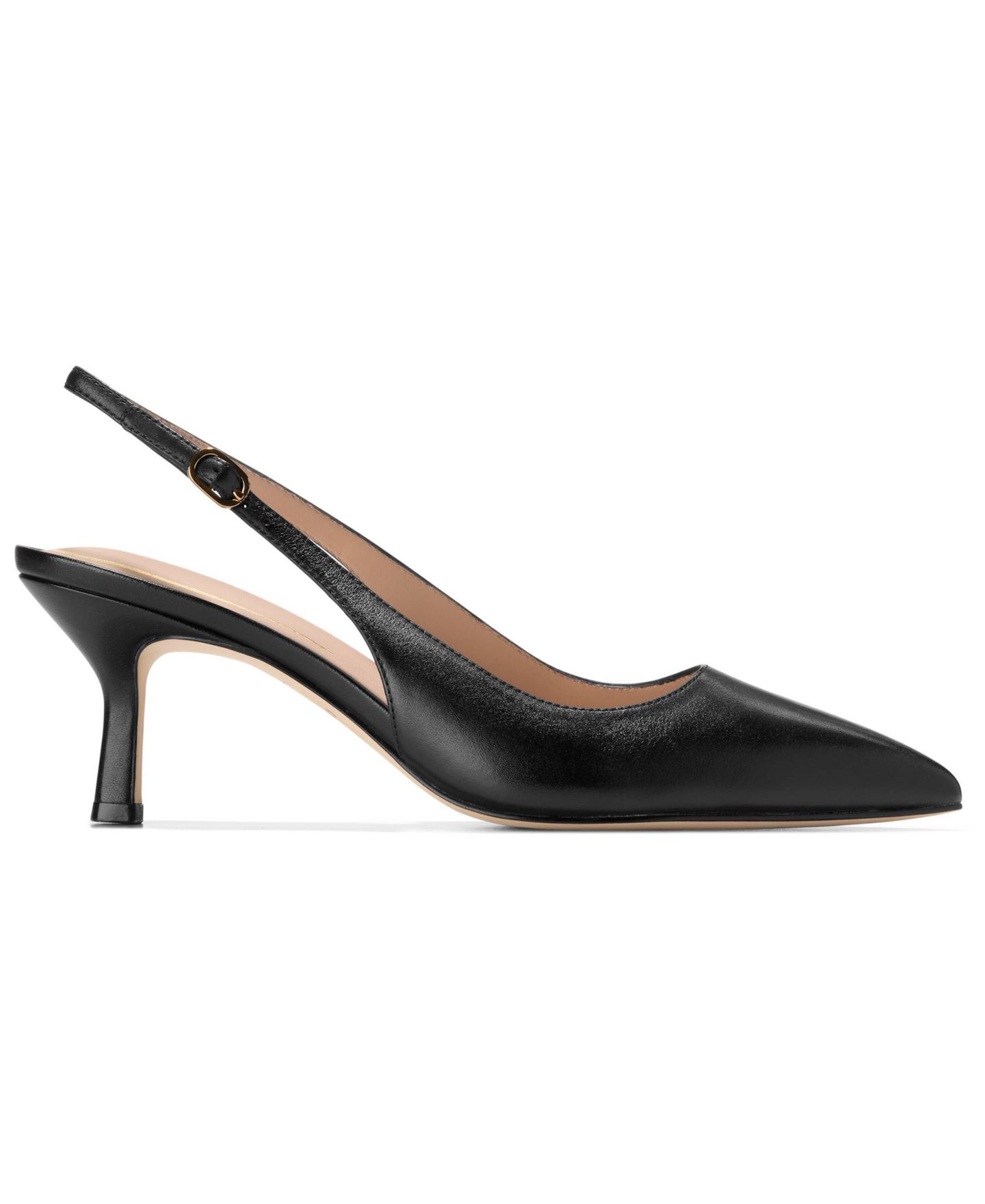 Женские туфли Cole Haan Hansell Slingback Pumps, цвет: Чёрный кожаный — фото 2
