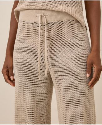 Women's Beachside Crochet Knit Pant