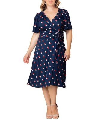 Plus Size Jemma Ruched Tie Dress
