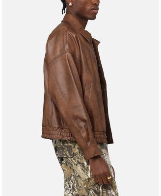 Men's Leather Flight Jacket