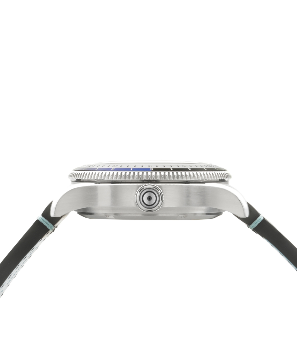 Avi-8 Flyboy Airmaster Gmt Leather Strap Watch, 40mm In Black