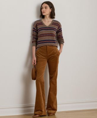 Women's Fair Isle V-Neck Sweater