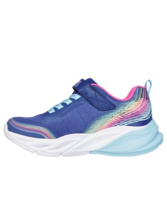 Little Girls-Lights: Cosmic Glow - Rainbow Dream Stay-Put Closure Casual Sneakers from Finish Line