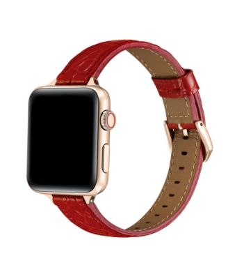 Cleo Skinny Croc Leather Band for Apple Watch