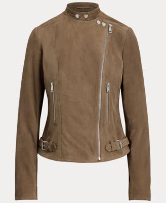 Women's Suede-Feyoshi Moto Jacket