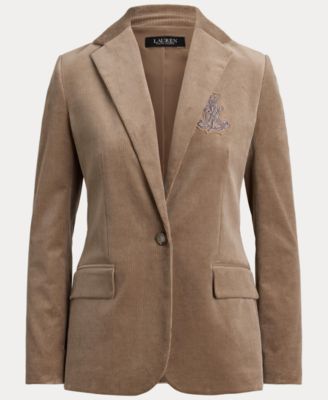 Women's Bullion Corduroy Long Sleeve Blazer