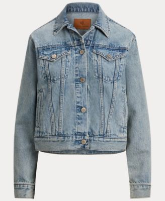 Women's Paizley Rigid Denim Trucker Jacket