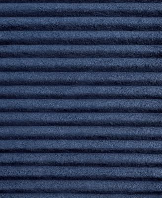 Ribbed Plush Blanket, Full/Queen