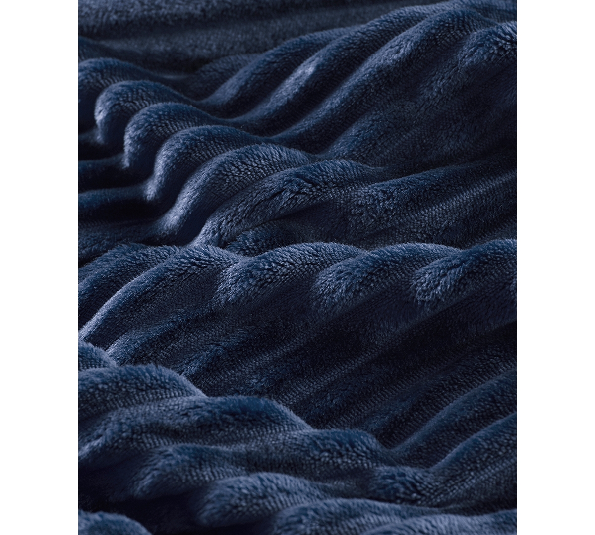 Arch Studio Ribbed Plush Blanket, King, Macy's Exclusive In Blue