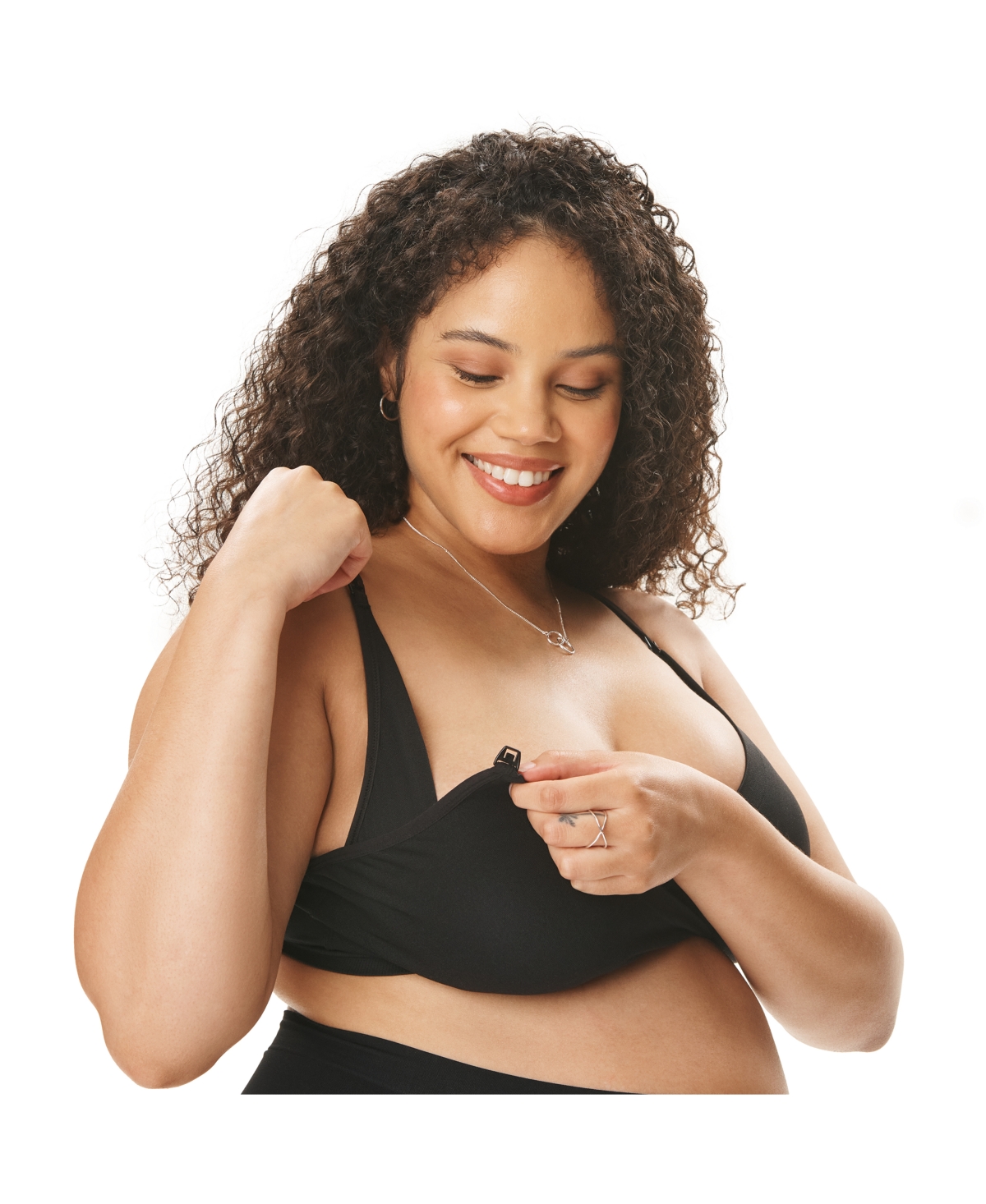 Motherhood Women's Maternity Wireless Seamless Wrap Nursing Bra