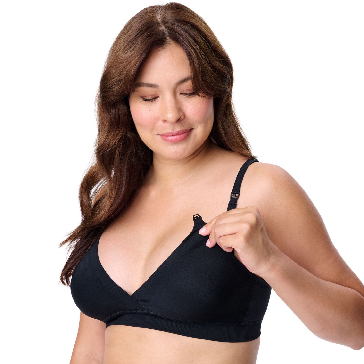 Motherhood Women's Maternity Wireless Seamless Wrap Nursing Bra