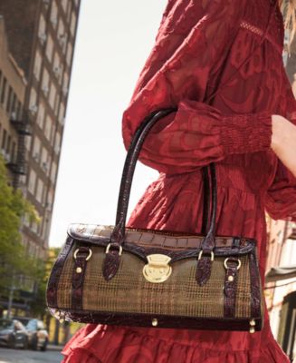 Brahmin Dayan Leather Satchel Bag Macy's