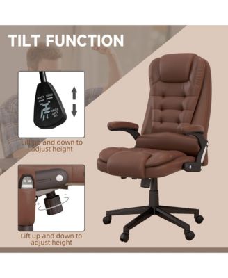 High-Back Vibration Massage Chair, Heating Office Chair,