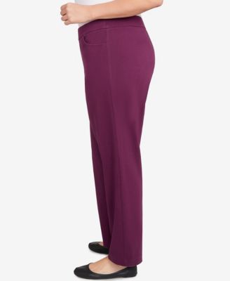 Plus Size Urban Legend Fitted Twill Pull On Short Length Pants