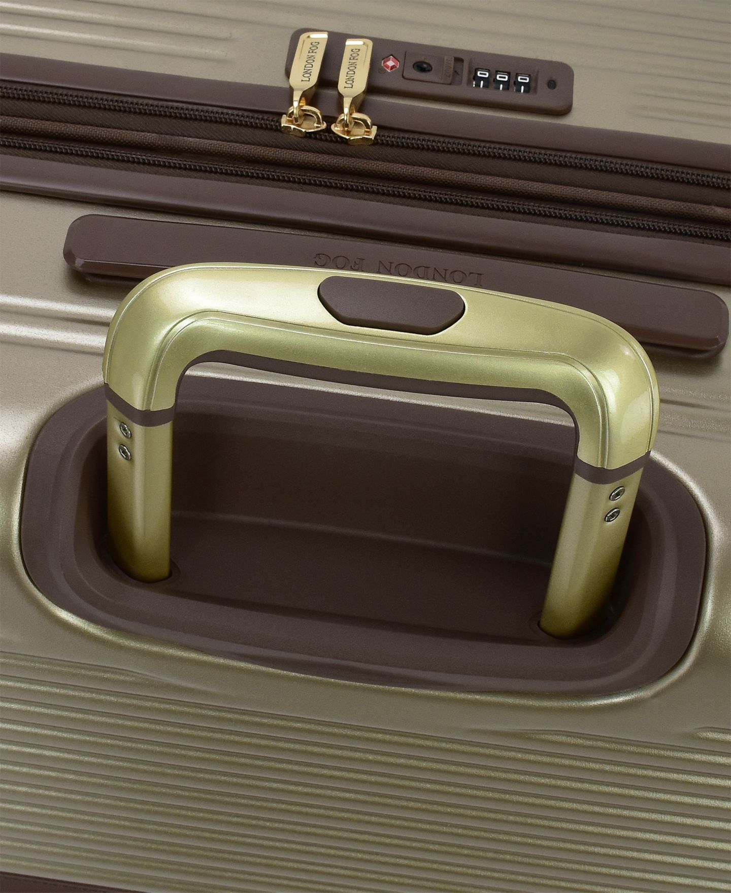 Чемоданы London Fog Brentwood IV 29" Expandable Spinner Hardside, цвет: Латте — фото 5