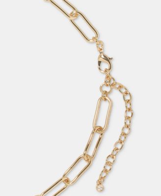 Crystal Star Oval Locket Pendant Necklace, 18" + 3" extender, Macy's Exclusive