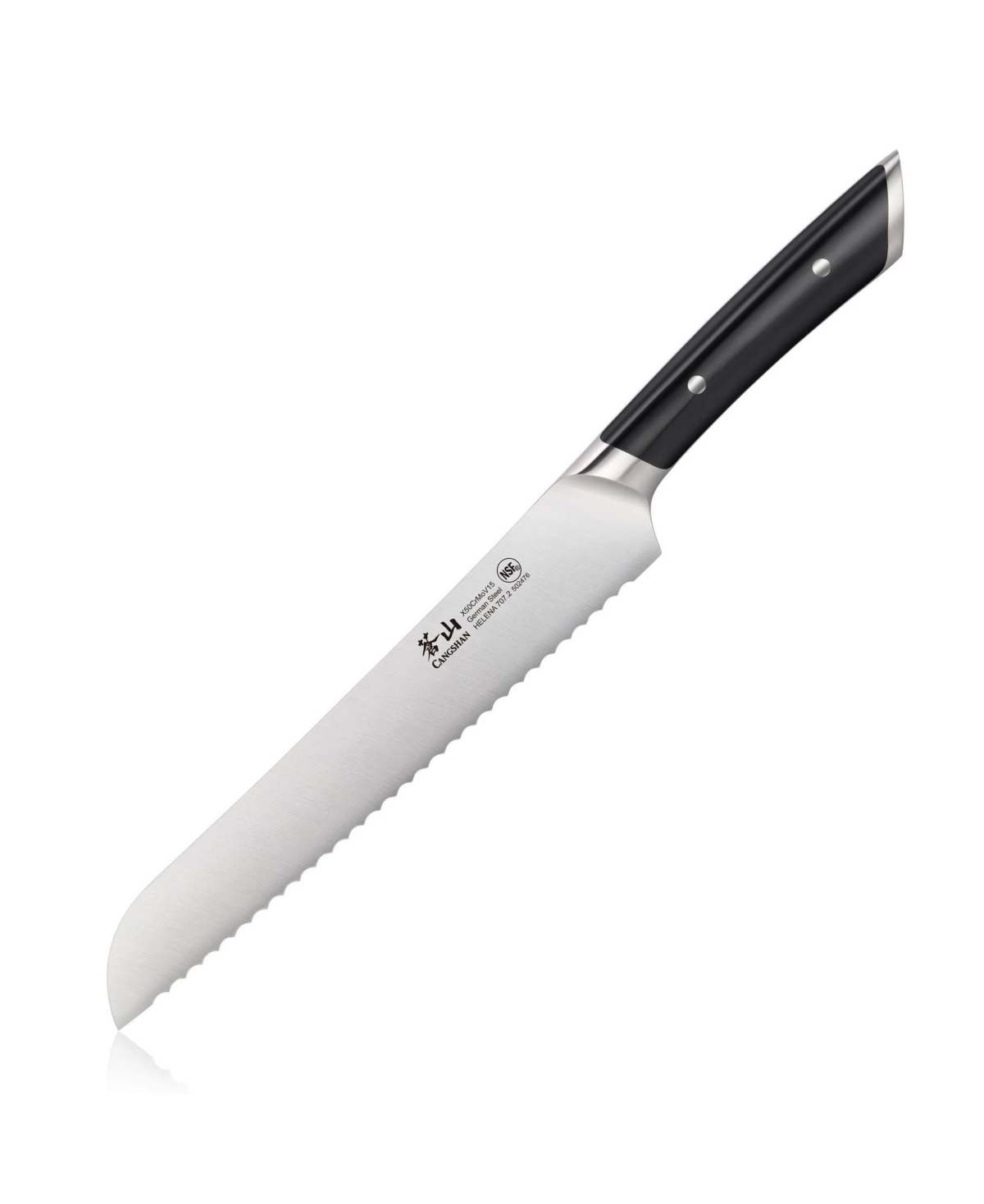 Cangshan Canghshan Helena Series 8" Bread Knife In Black