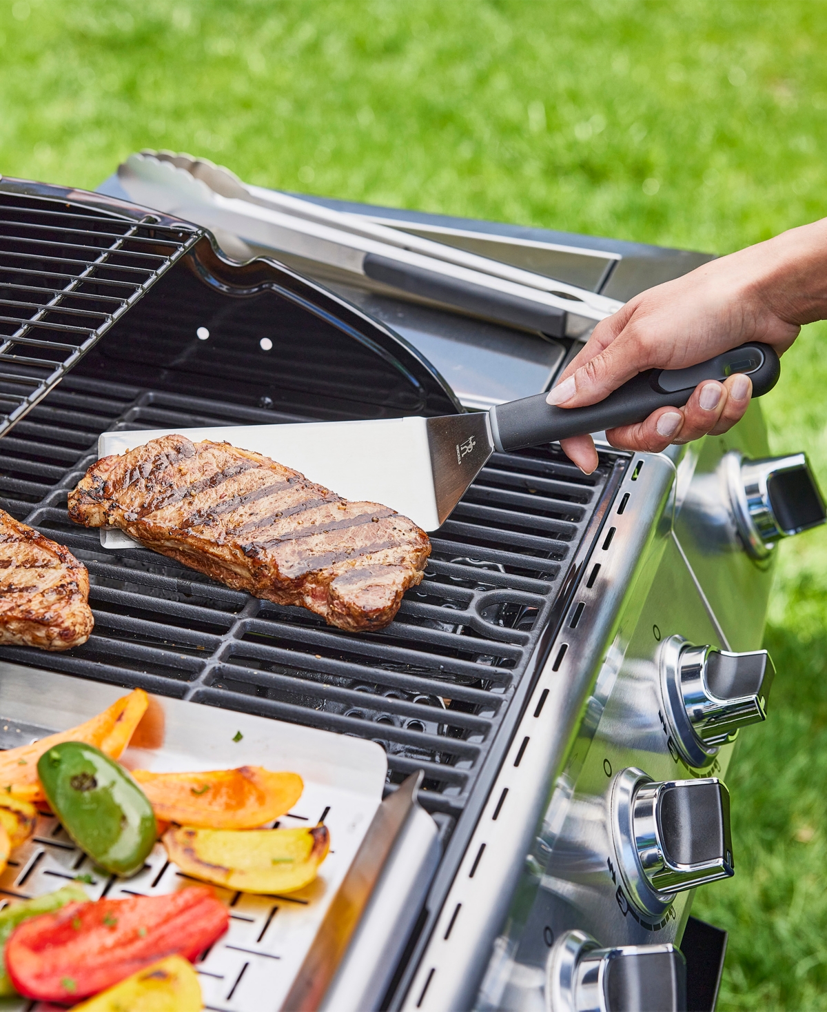 Henckels Bbq 2-pc. Griddle Spatula Set In Multi