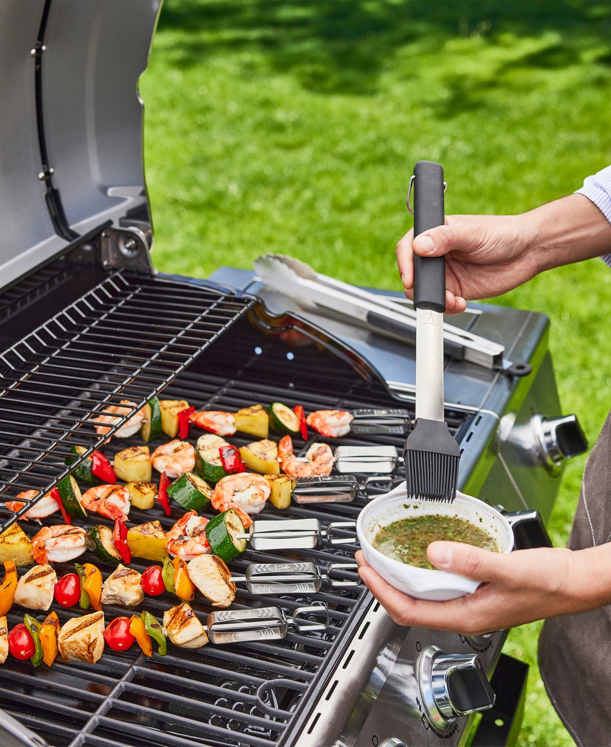 Henckels Bbq 4-pc. Grill Tool Set In Multi