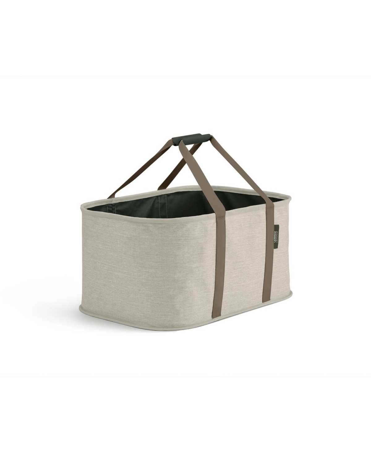 Hold-All 35-Liter Collapsable Laundry Basket - Beige