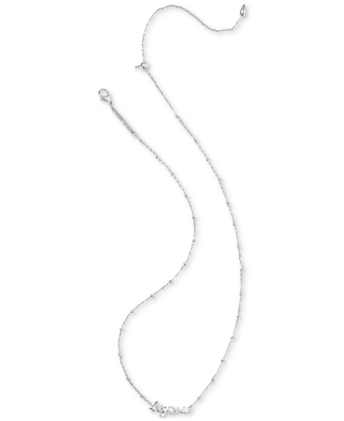 Kendra Scott Big Sis Short Pendant Necklace, 19" In White