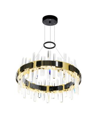 26" Metal Aya LED Integrated Chandelier