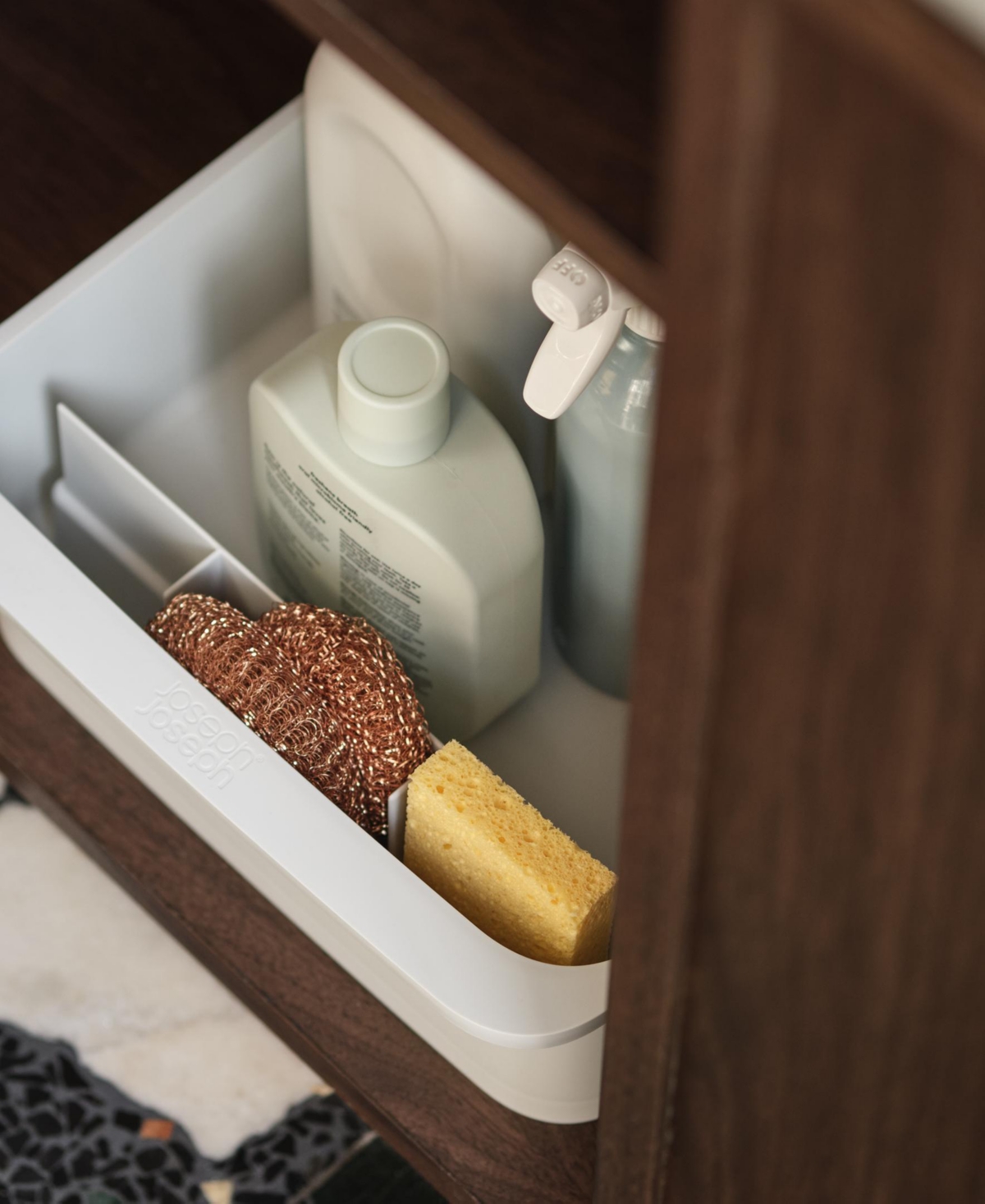 Joseph Joseph Cupboardstore Large Easy-access Storage Caddy In Gray