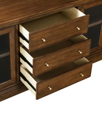 Amren 85" Wooden 4 Doors Console Table