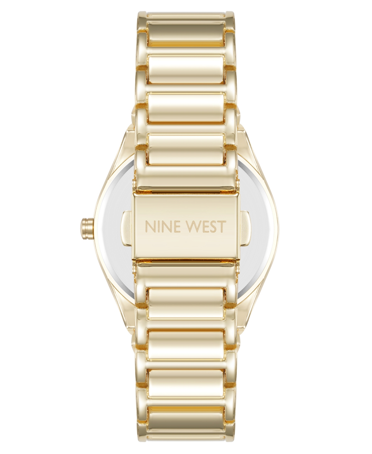 Anne Klein Women's Quartz Easy-to-read Black And Gold-tone Metal Alloy Watch, 34mm In Multi