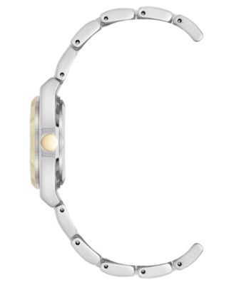 Women's Quartz Minimalist Silver-Tone and Gold-Tone Metal Alloy Watch, 30mm