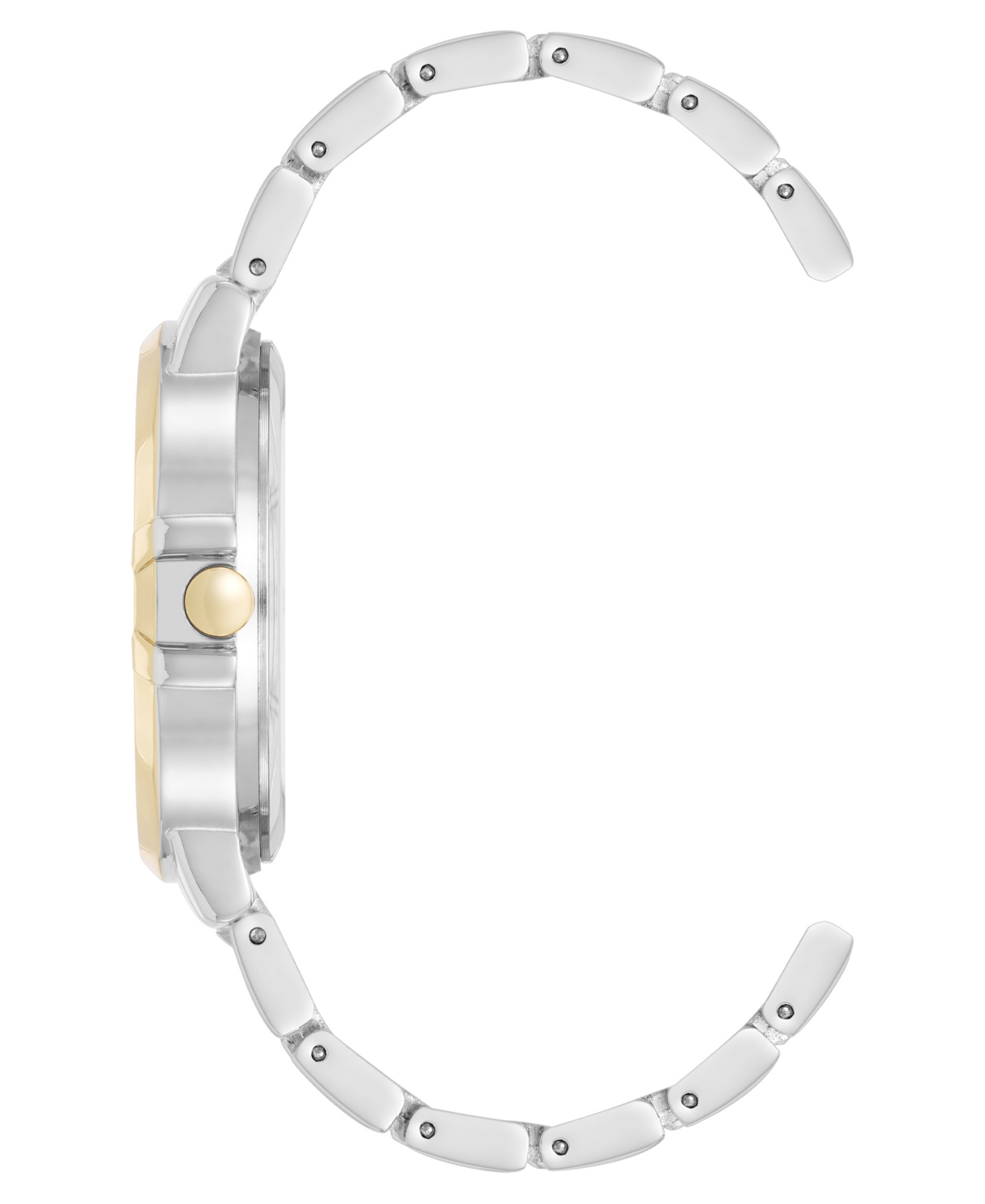 Anne Klein Women's Quartz Classic Black And Two-tone Metal Alloy Watch, 35mm