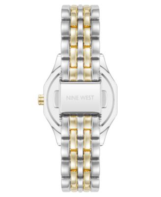Women's Quartz Exquisite Silver-Tone and Gold-Tone Metal Alloy Watch, 28mm